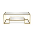 thumbnail image 3 of Evelyn&Zoe Athena 45" Wide Rectangular Coffee Table, Brass, 3 of 7