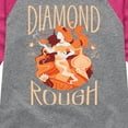 thumbnail image 3 of Disney - Diamond In The Rough  - Toddler & Youth Girls Raglan Graphic T-Shirt, 3 of 4