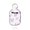 White, variant on abbyrose Purple Bows Hand Sanitizer Holder