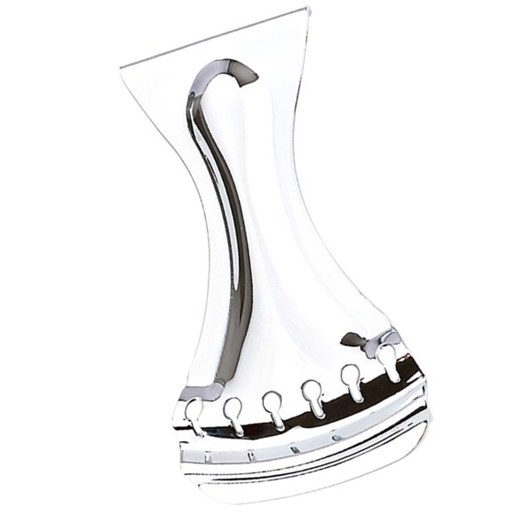 WRISTBIQUE Tailpiece Para Guitarra Resonadora De Metal Plateado Con Fácil Cambio De Cuerdas