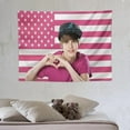thumbnail image 6 of Justin American Stars Tapestry Stars Bieber Flag Tapestry Suitable for College Dormitory Bedroom Living Room Office Party Decoration 40x60in Gift, 6 of 8