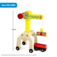 thumbnail image 3 of Puente de madera, túnel, paso elevado de ferrocarril urbano, tráfico, coche, juguete, escena, tren combinado, vía férrea, accesorios de madera, plato giratorio de haya, bricolaje, 3 of 5