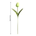 thumbnail image 2 of Mini flor artificial oficina en casa decoración floral fiesta de boda decorativa PU flor falsa, púrpura claro 5 piezas Speravity ZHF0582-06B, 2 of 6