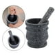 thumbnail image 3 of Juego de mortero y prensa de ajo, molinillos de cocina, utensilios de cocina, mortero eficiente Patrón de granito, 3 of 8