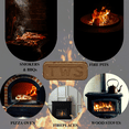 thumbnail image 3 of Natural  Hardwood Fire Logs TWS-10 Compressed  Sawdust Blocks, Long Burn High Heat Low Ash for Fireplace, Wood Stove, Fire Pit, 3 of 6