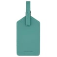 thumbnail image 5 of Turquoise Genuine Top Grain Leather Luggage Tag, 5 of 5