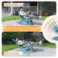 thumbnail image 3 of WINSOON HIPS Outdoor Rocking Chair with Adjustable Backrest and Retractable Ottoman-Set of 2-Blue, 3 of 7