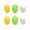 Multicolor-4A-home supplies, variant on LEFTHIGH Home 6Pcs Easter Eggs Hanging Decoration Creativeness Broken Eggs Plastic Ornaments for Scene Arrangement Party or Home Decor Home Needs