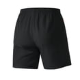 thumbnail image 4 of Men's Casual Sports Shorts Loose Fit Large Beach Trousers Elastic Waist Quick Drying Ice Silk Fabric Cool Comfort Solid Color, 4 of 4