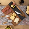 thumbnail image 5 of Twine Rustic Wood and Slate Charcuterie Board, Cheese and Meat Serving Tray, 5 of 7