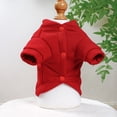thumbnail image 4 of Ropa para mascotas, osito de peluche, para otoño e invierno, acolchado, cálido, con la letra M, serie de camisetas, 4 of 6
