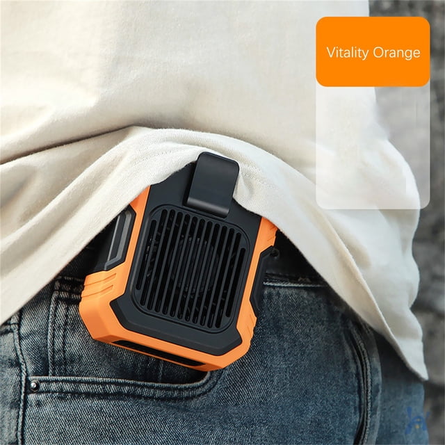 EGNMCR Multifunctional Hanging Fan Clip Waist Type Portable Leafless Hanging Waist Fan Multifunctional fan