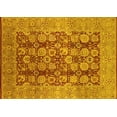 thumbnail image 1 of Ahgly Company Indoor Rectangle Oriental Yellow Traditional Area Rugs, 2' x 5', 1 of 4