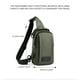 thumbnail image 3 of Bolso de Pecho Sonducket para Hombre Bandolera Deportiva de Nailon Verde, 3 of 6