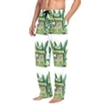thumbnail image 6 of Green Shop Mens Pajama Pants Cotton Elastic Waistband Lounge Sleep Pajama Bottoms Pj with Pocket, 6 of 7