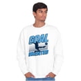 thumbnail image 5 of Athletic Soccer Fan Goal Oriented Pun Men's Crewneck Sweatshirt Brisco Brands L, 5 of 6