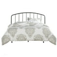 thumbnail image 2 of Hillsdale Furniture Tolland Arched Spindle Satin Black Metal Headboard with Full/Queen Bed Frame, 2 of 7