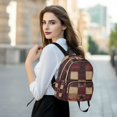 thumbnail image 6 of FORMRS Mini Backpack Purse for Women Quilted Travel Daypack Casual Shoulder Bag, Star Spangled Squares, 6 of 7