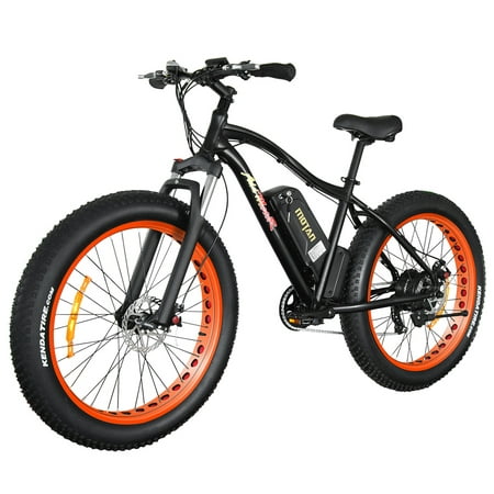 Addmotor MOTAN Electric Bike Bicycle M-550 48V 500W Fat Tire Bike Mountain Bicycle Shimano 7 Speeds Beach Snow (Best Fat Bike Tires For Snow)