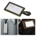 thumbnail image 4 of Unique Bargains 1 Pc Letter Pattern Luggage Tag for Travelling Yellow, 4 of 4