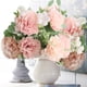 thumbnail image 4 of Decoración de la entrada de la sala de estar Simulación Ramo de flores artificiales Regalo del día 7 flores de simulación de clavel de primavera, 4 of 4