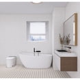 thumbnail image 3 of Kingston Brass VTRS632927 63-Inch Acrylic Oval Single Slipper Freestanding Tub with Drain in Glossy White, 3 of 6