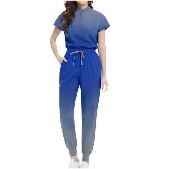 Women Jogging Suits 2 Piece Set Clearance Women Two Piece Outfits Sets Short Sleeve Sweatsuit Colorful Print Outfits Summer Lounge Sets