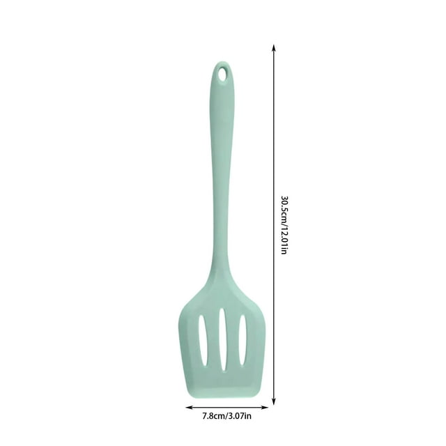 Vwrxbz Silicone Spatula Non Stick Pan Frying Spatula Heat Resistant Kitchen Cooking Utensil with Loop for Hanging