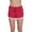 Red With Cream Lace, variant on #followme Womens Pajamas Shorts with Lace Trim 6829-BLK-2X (1X, Dark Denim with Cream Lace)