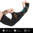 thumbnail image 3 of Daiia Color Musical Notes UV Sun Protection Arm Sleeves - Cooling Compression Arm Sleeve - Sports & UV Arm Sleeves for Men & Women, 3 of 8
