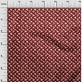 thumbnail image 3 of oneOone Rayon Maroon Fabric Skull Sewing Material Print Fabric By The Yard 56 Inch Wide, 3 of 4