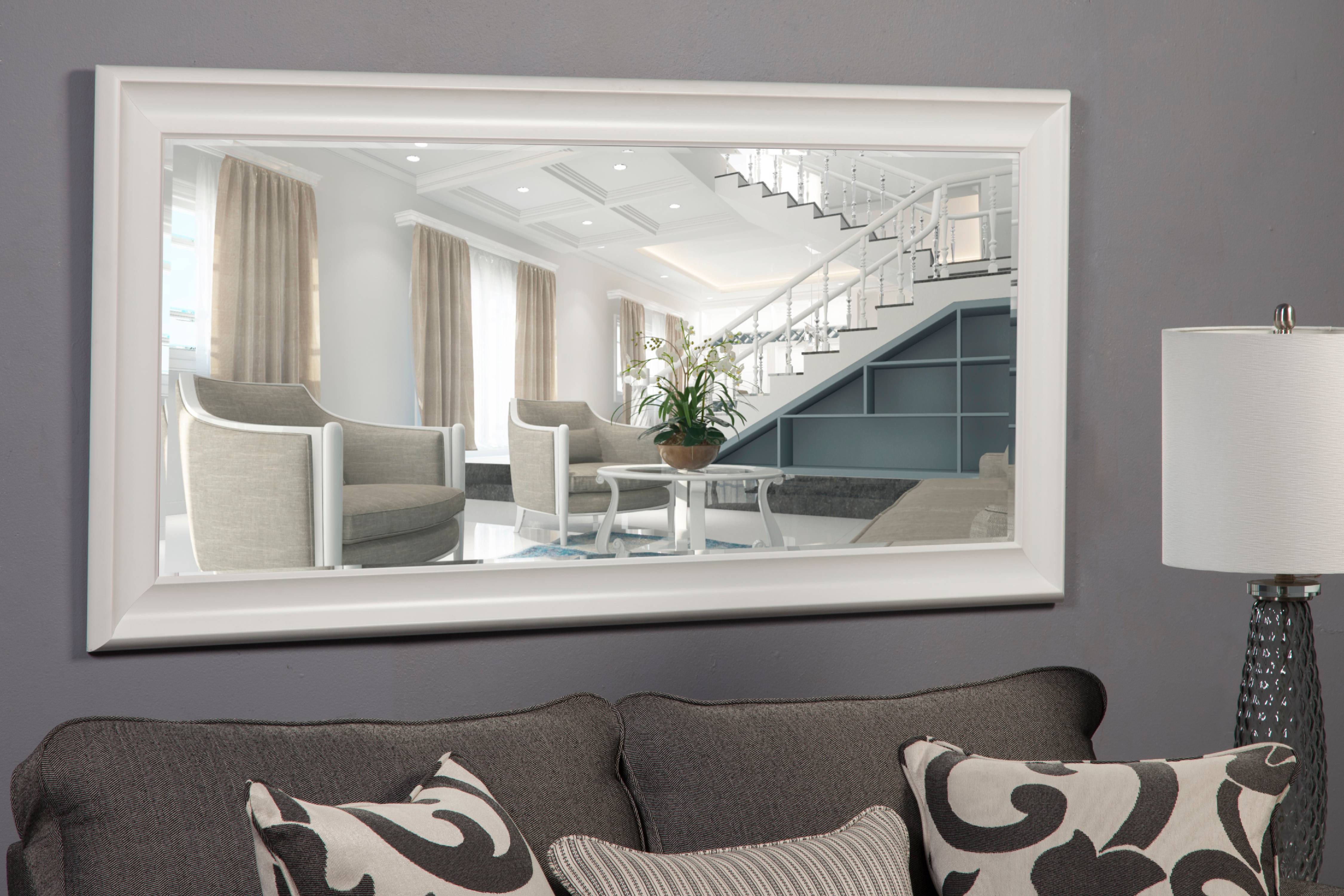 Full Length Leaner Mirror White 65 "x 31" by Martin Svensson Home