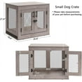 thumbnail image 6 of UniPaws UH5154 Small Pet Crate with Tray -  Weathered Grey, 6 of 7