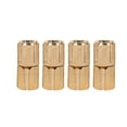 thumbnail image 2 of Concealed Hinge,4pcs/pack Copper Cabinet Door Cabinet Concealed Hinge Barrel Hinge Time-Tested Durability, 2 of 2