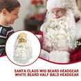 thumbnail image 2 of DPTALR Combinaison Perruque et Barbe Père Noël Couvre-Chef Masque de Noël, 2 of 8
