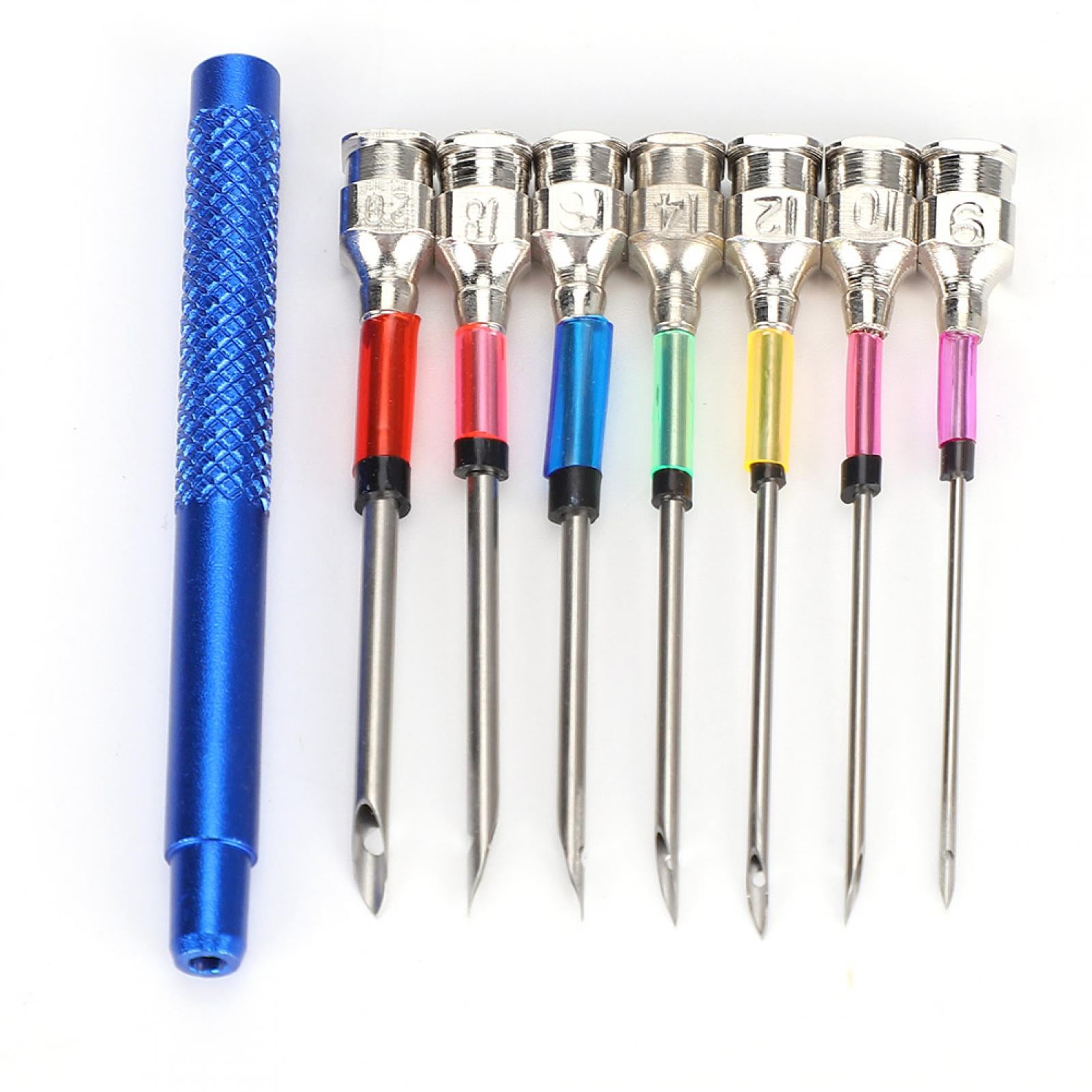 Tebru Steel Embroidery Stitching Punch Needles Set Knitting Art Needles