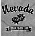 thumbnail image 2 of Nevada Cute Lucky Dice Souvenir Plus Size Crewneck Graphic Tee Shirt Brisco Brands 3X, 2 of 5