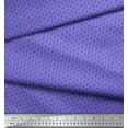 thumbnail image 2 of Soimoi Purple Cotton Duck Fabric Flower Geometric Printed Fabric 1 Yard 42 Inch Wide, 2 of 3