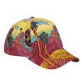 thumbnail image 3 of Naloa Original Classic Low Profile Hat Men Women Baseball Cap Dad Hat Adjustable Unconstructed Beautiful African Woman Print Cap, 3 of 9