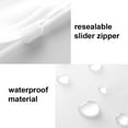 thumbnail image 2 of Muka 50 Pcs Frosted Slider Clothing Bags, Slider Storage bags, Reclosable Bag, 13 3/4" x 17 3/4", 2 of 5