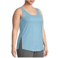 thumbnail image 5 of LIBRCLO Womens Tank Tops Plus Size Crew Neck Solid Shirts Fashion Summer Casual Loose Tank, 5 of 8