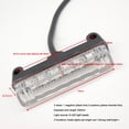 thumbnail image 3 of Motorcycle Modified LED Brake Light with Waterproof ABS Housing, Six Super Bright Red LEDs for Maximum Visibility and Easy Installation, 3 of 8