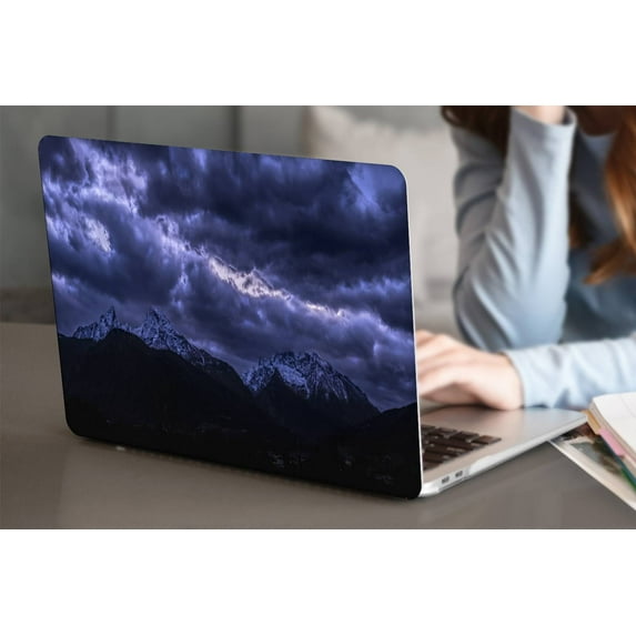 KSK KAISHEK Compatible MacBook Pro 13 inchs Case 2012 2013 2014 2015 Released Model A1425 or A1502, Plastic Hard Case Shell Cover + Black Keyboard Cover, Sky Series 0228