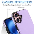 thumbnail image 4 of Allytechgroup Wallet Case for iPhone 16 Plus with Credit Card Slot, PU Leatehr Phone Case with Stand RFID Blocking Shockproof Back Cover for iPhone 16 Plus for Women Men, Lightpurple, 4 of 5