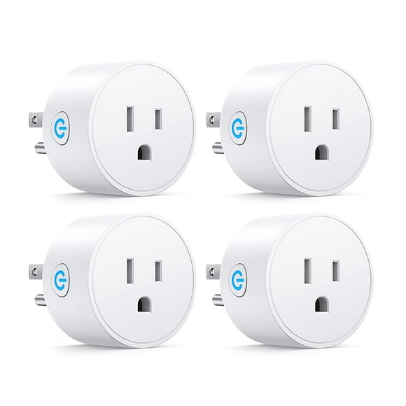 EcoNesxp 4-Piece Go Alexa Compatible Smart Plug Plug Set
