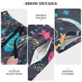 thumbnail image 6 of Men’s Sleep Shorts Relaxed Fit Lounge Pants with Pockets Mens Pajama Loungewear Home Wear Comfort Stars and Planets Pattern XX-Large, 6 of 7