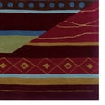thumbnail image 2 of Linon Trio Conley Polyester 8'x10' Area Rug in Green & Garnet, 2 of 2