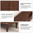thumbnail image 5 of CBJCBJ 67"Mid-Century Modern TV Stand for TVs up to 75" ,Media Console With Storage and Adjustable Partition , Brown, 5 of 9
