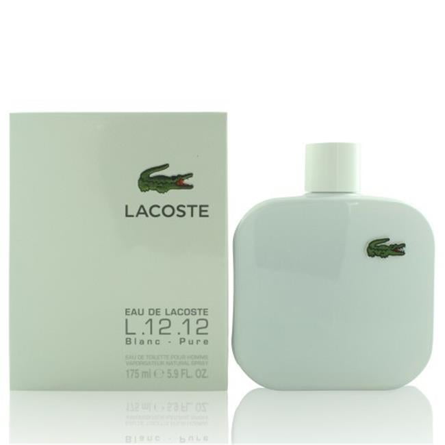 Lacoste MLACOSTEBLANC5.9SPR 5.9 oz Mens Lacoste Blanc Pure L.12.12 Eau ...