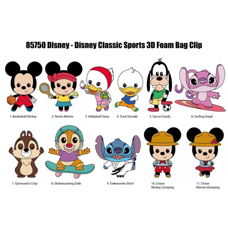 Disney Collection series コンプリートセット 3D Figural Keyring Disney Series 55 Sports Mystery Pack (1 RANDOM